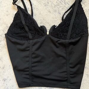 Elegant Black Lace Bralette